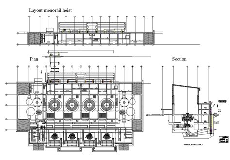 Industrial Factory Floor Plan With Machinery CAD Drawing - Cadbull