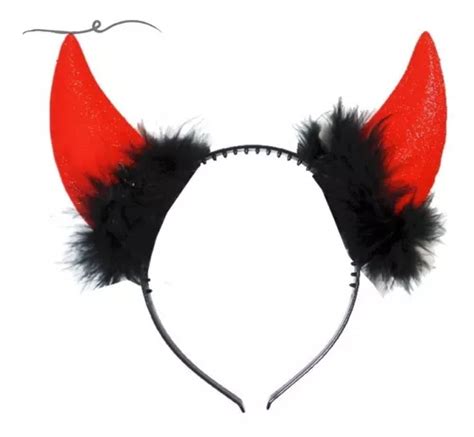 Arco Diabinho Diabo Para Festa Fantasia Peludinho Varias Cor