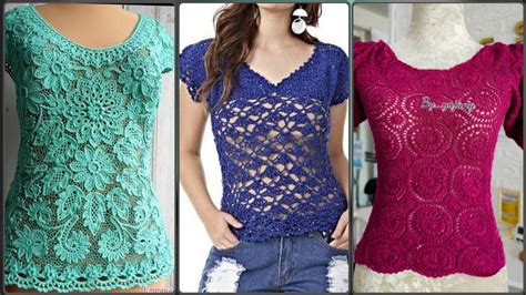 Most 50 Latest Stylish Trendy Crochet Handknit Blouse Top Pattern