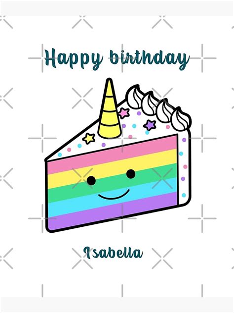 "Happy birthday Isabella, personalized, birthday card, wishes, Isabella ...