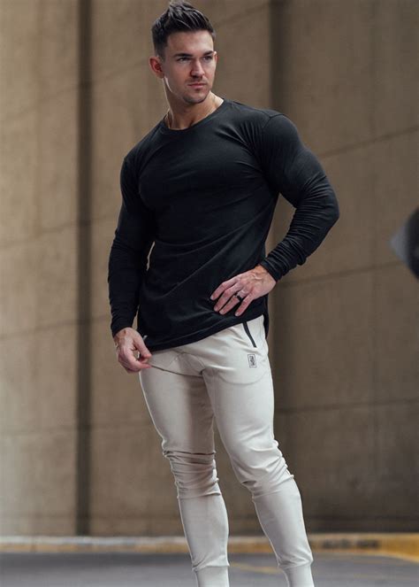 Long Sleeves Cotton Men S Fitness T Shirt Men S Fitness Apparel Men