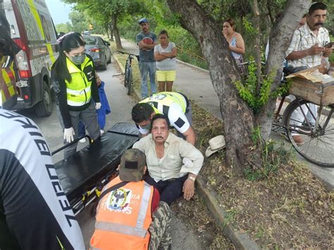 Queda Herido Al Caer De Su Bicicleta