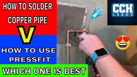 Plumbing Why Solder Copper Pipe Press Fit V Soldering Youtube