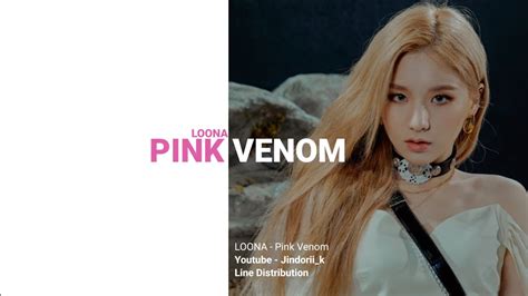 How Would Loona Sing Pink Venom Blackpink Line Distribution Youtube