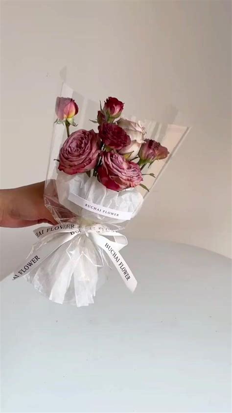 Korean Style Bouquet Wrapping Tutorial Video Flower Bouquet Diy