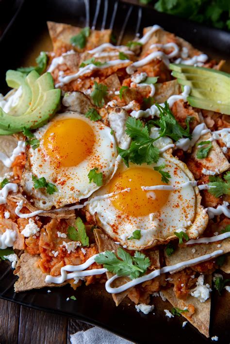 Mexican Chilaquiles Rojos Recipe The Wanderlust Kitchen