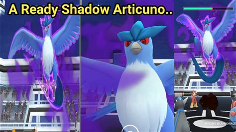 A Ready Shadow Articuno Raid Battle In Pokemon Go YouTube