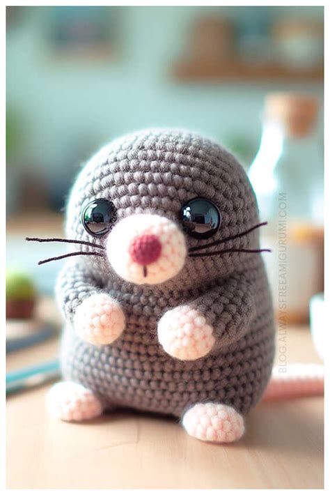 Amigurumi Farmer Mole Crochet Free Pattern Amigurumi