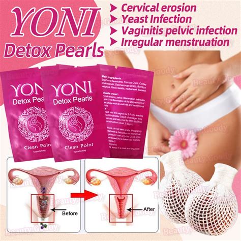 Detox Pearl Vaginal Suppository For Vaginal Yeast Infection Vaginal