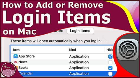 How To Add Or Remove Login Items On Mac Stop Startup Apps Macos