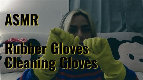 Asmr Rubber Gloves Cleaning Gloves Youtube