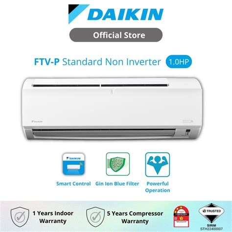 Daikin Standard Non Inverter Air Conditioner Ftv P R32 1 0hp Ftv28pb