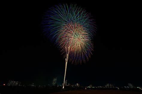 大きく夜空に打ち上がる花火の無料の写真素材 Id31722｜フリー素材 ぱくたそ