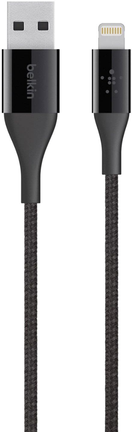 Best Buy Belkin Mixit Duratek Lightning Usb Cable Black F J Bt Blk