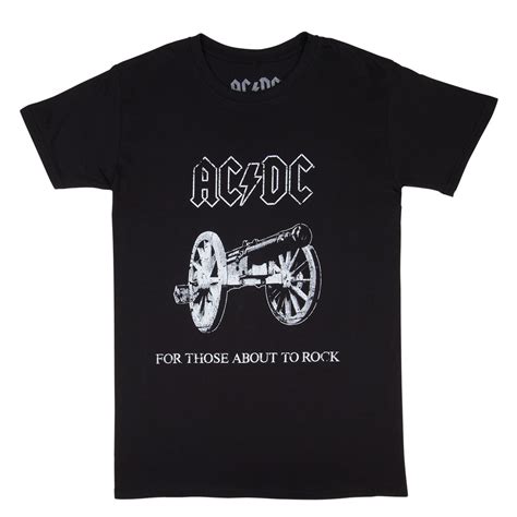 Acdc For Those About To Rock T Shirt Beer Graphic Shirt World Tour