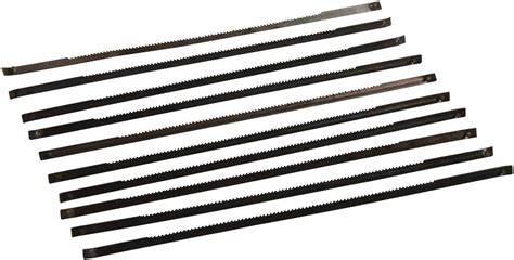 Silverline 580485 10 lames pour scie à chantourner 130 mm 24 TPI