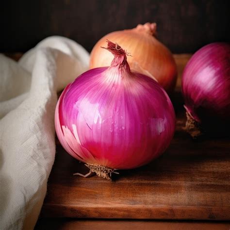 Premium Photo Loseup Of Fresh Onions