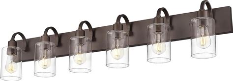 Emliviar 44 7 Inch Large Vanity Light For Bathroom 6 Light Farmhouse