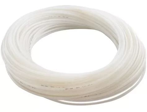 Mangueira Nylon Tecalon Pa6 4mm X 2mm Natural Branco 5 Mts