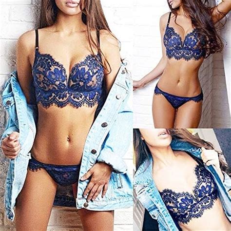 Xszd Damen Bh Set Stickerei Spitze Dessous Bhs Und H Schen Set Frauen