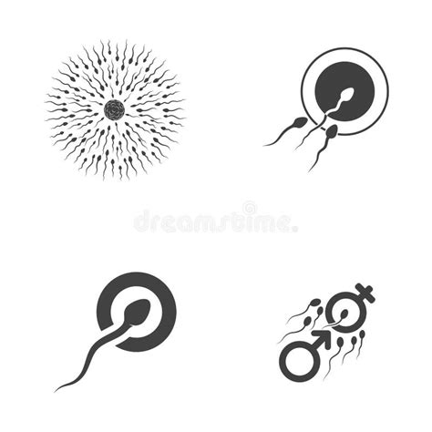 Sperm Vector Icon Design Illustration Stock Vector Illustration Of