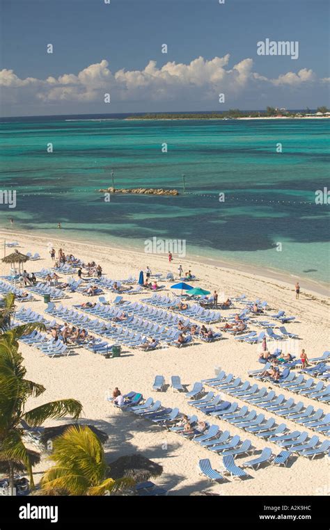 Bahamas New Providence Island Cable Beach Beach View From Radisson