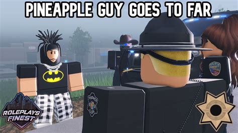 Pineapple Guy Goes To Far Roblox Erlc 126 Rpf Vc Youtube