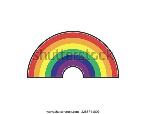 Pride Month Icon Rainbow Symbol Diversity Stock Vector (Royalty Free ...