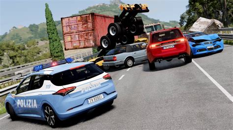 High Risk Police Pursuits Beamng Drive Youtube