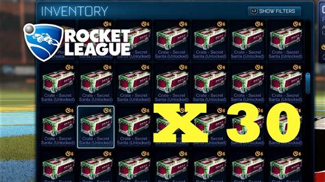 Rocket League Opening Secret Santa Crates Happy Holidays Me