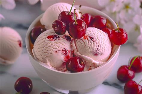 Homemade Cherry Vanilla Ice Cream Mix Mirth