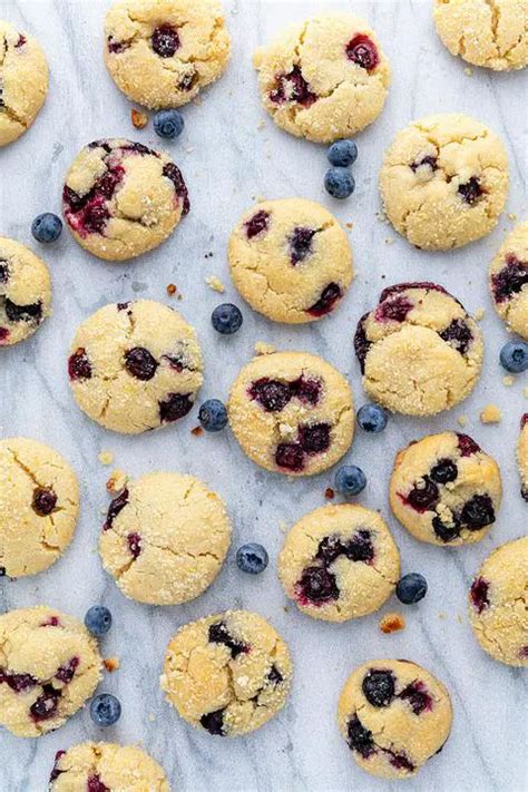 Vegan Dollhouse Lemon Blueberry Cookies