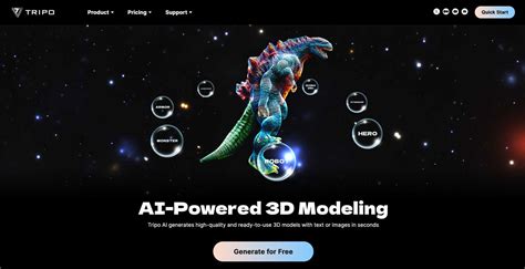 Tripo AI turns photos and text data into free 3D models