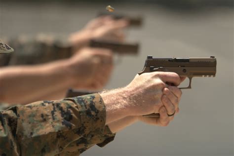 Marine Corps Fields First New Service Pistol In 35 Years Marine Corps Systems Command News