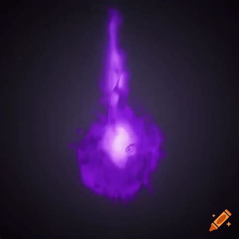 Purple Fireball Projectile In A Video Game On Craiyon