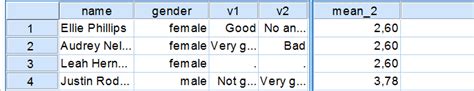 Computing Means In Spss Quick Tutorial Examples