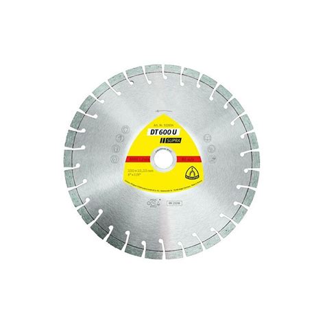 Disque diamant SUPRA DT 600 U D 140 x 2 4 x Ht 9 x 22 23 mm Béton