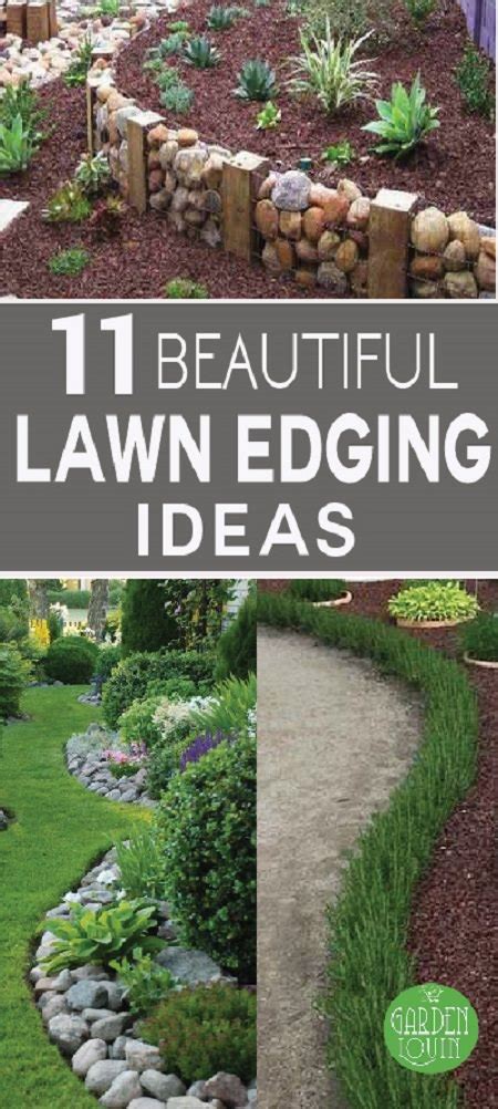 11 BEAUTIFUL Lawn Edging Ideas - Gardening Viral