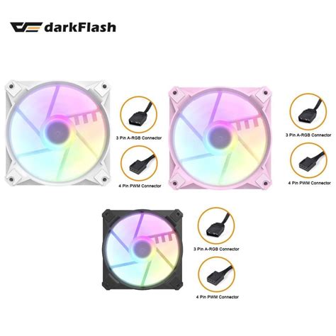 Darkflash 大飛 Cx6 Argb Pwm 12公分電腦散熱風扇 Pchome 24h購物