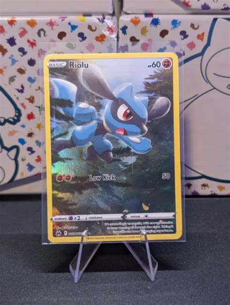 POKÉMON TCG RIOLU Crown Zenith Galarian Gallery GG26 GG70 EUR 2 12