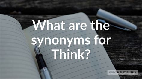 Synonyms For Think With Pronunciation Youtube