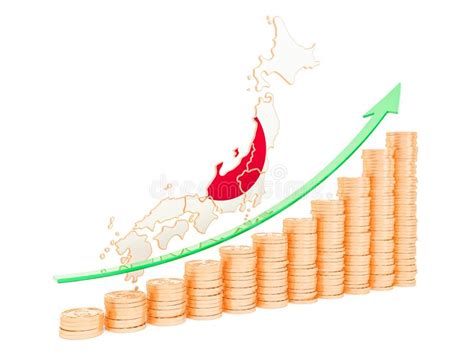 Economic Growth In Estonia Concept 3D Rendering Stock Illustration