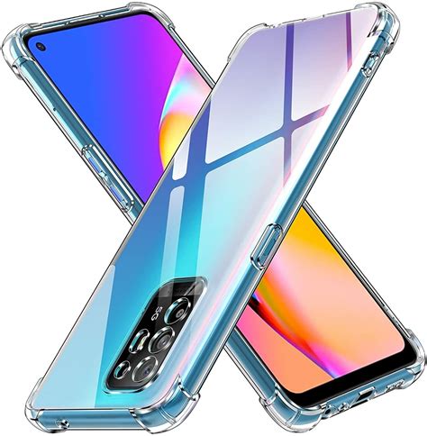 Coque Silicone Transparente Angles Renforces Verre Trempe Pour Oppo