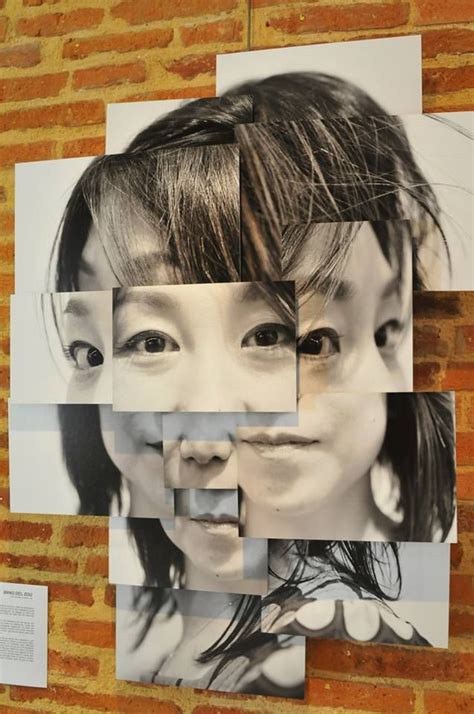 Miwa Brno Del Zou Photomontage Photo Sculpture Portrait