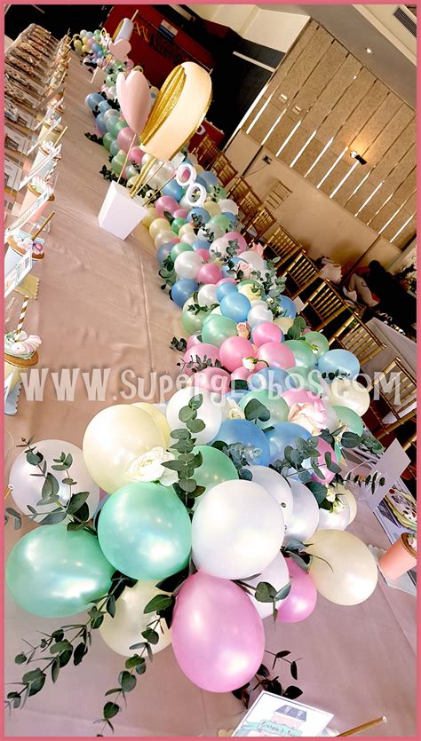 Guirnalda De Globos Para Decorar Mesa Imperial Balloons Garland