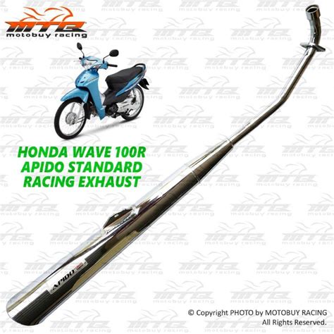 Honda Wave R Apido Standard Racing Exhaust Auto Accessories On