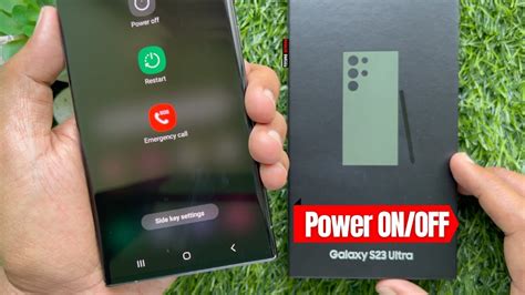 How To Power Turn On Off On Samsung Galaxy S Ultra Youtube