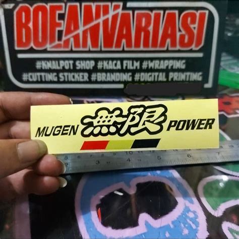 Cutting Car Motorbike Stickers Mugen Power Stickers Shopee Philippines