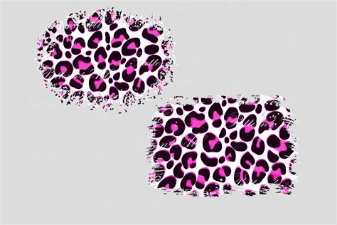 Distress Pink Cheetah Print Background Leopard Print Splatter Pink Ch