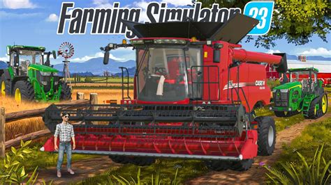 Wheat Harvesting & Cultivated In Fs23 | Fs23 Mobile | Timelapse | - YouTube